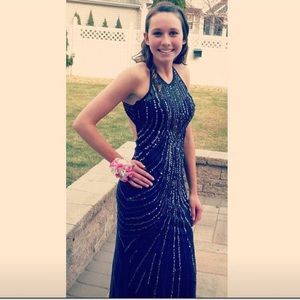 Navy Blue Prom Dress Size XXS